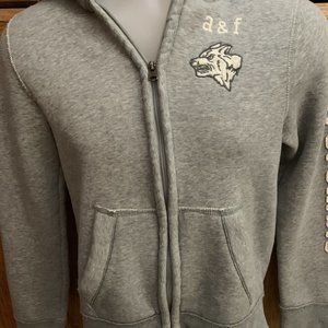 Abercrombie Kids Gray Muscle Hoodie Sweatshirt Sz XL RETAILS 59.99